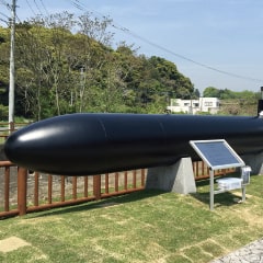 写真：人間魚雷「回天」大神訓練基地跡